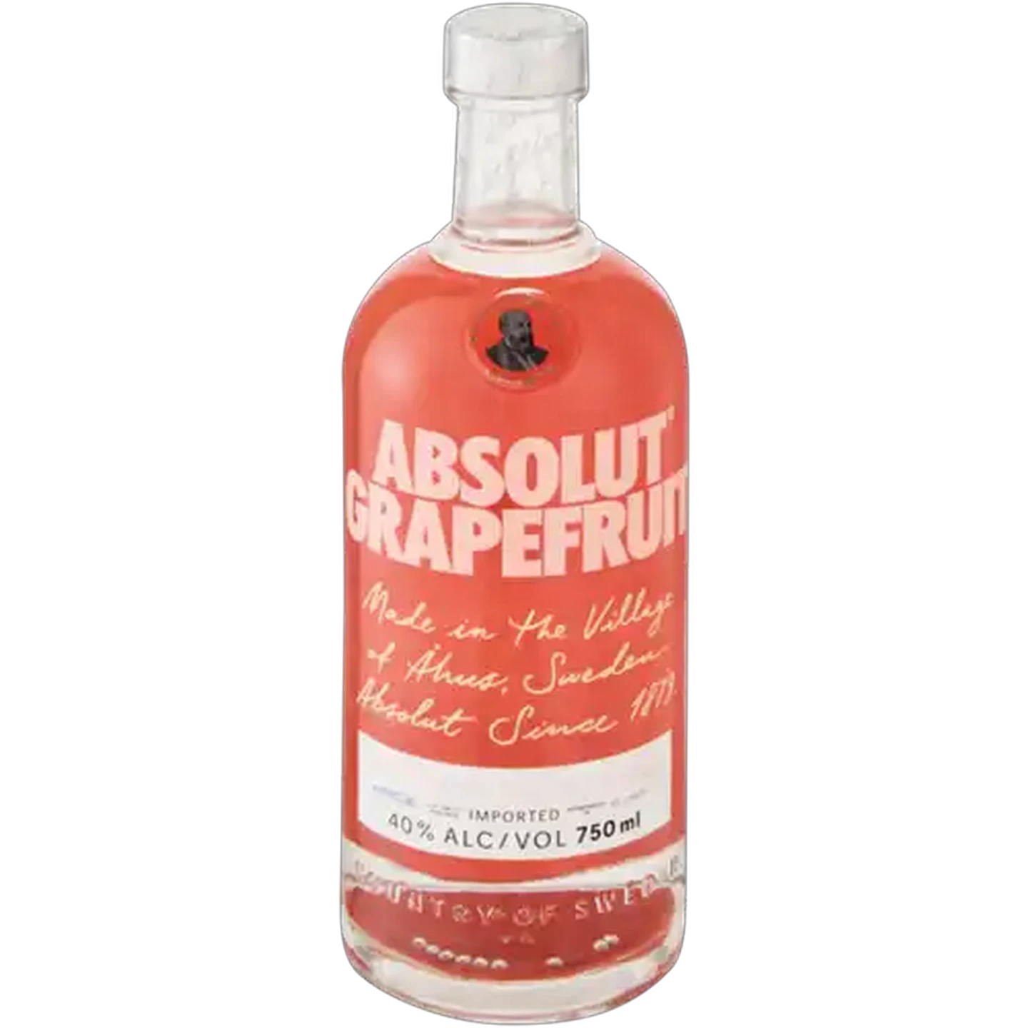 Image of Absolut Grapefruit Vodka Bottle 750ml