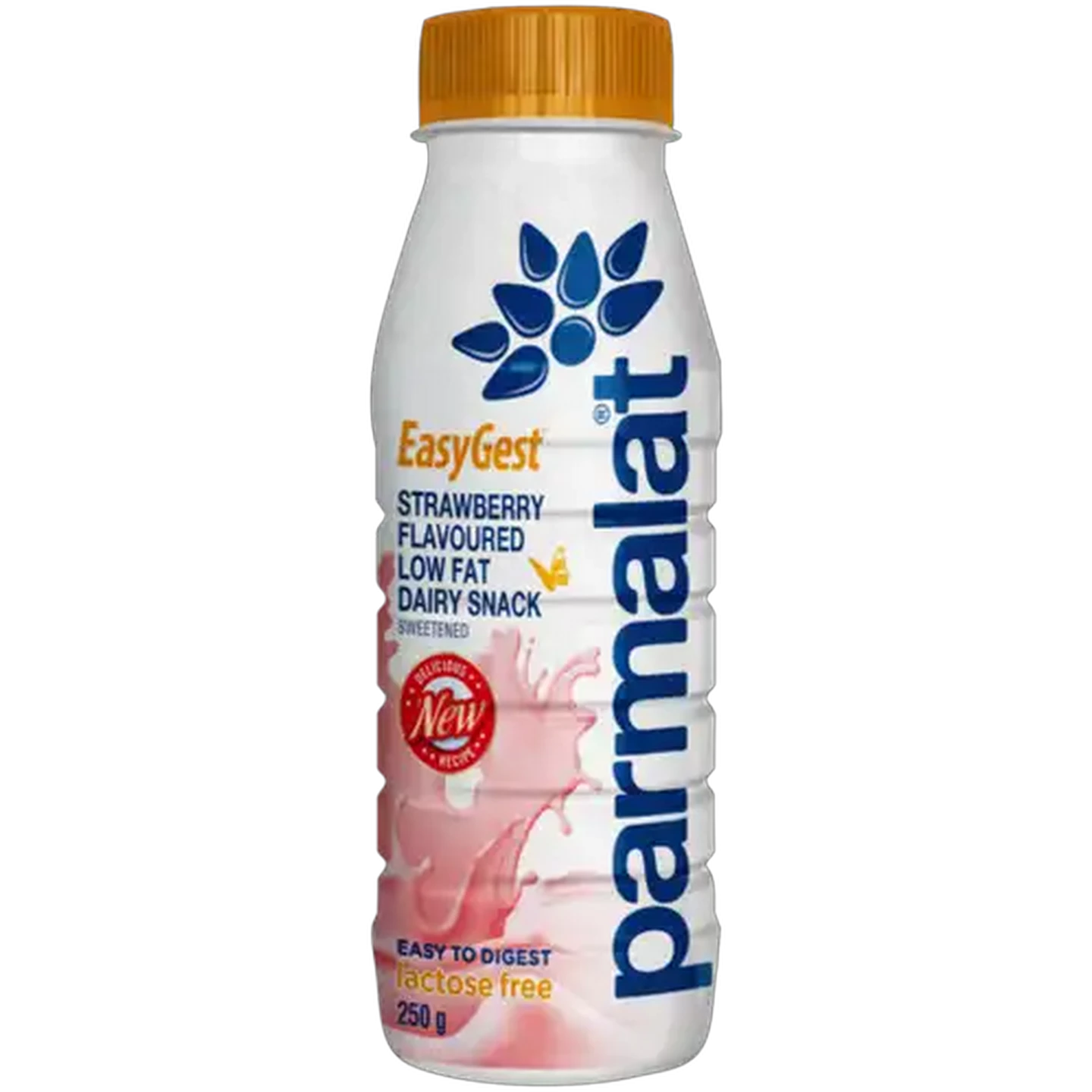 Image of Parmalat EasyGest Lactose Free Strawberry Flavoured Low Fat Drinking Yoghurt 250g