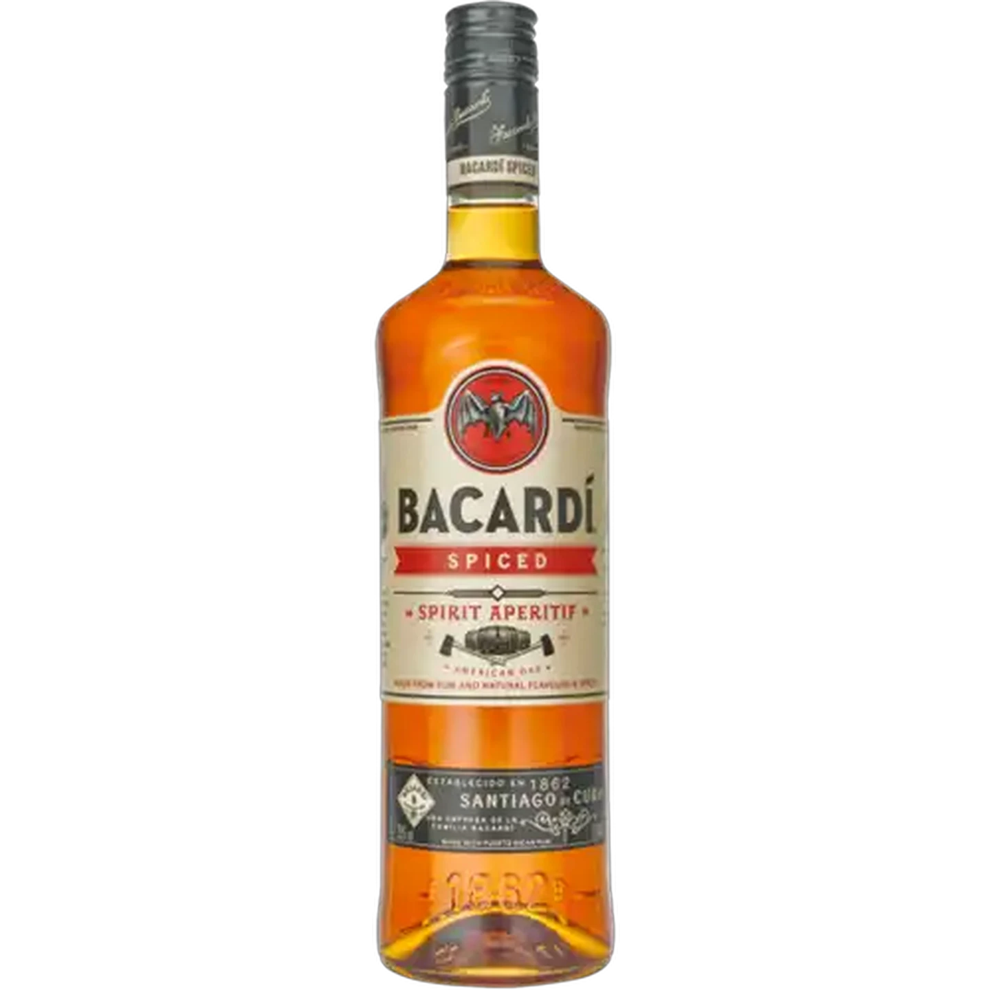 Image of BACARDÍ Spiced Spirit Aperitif Rum Bottle 750ml