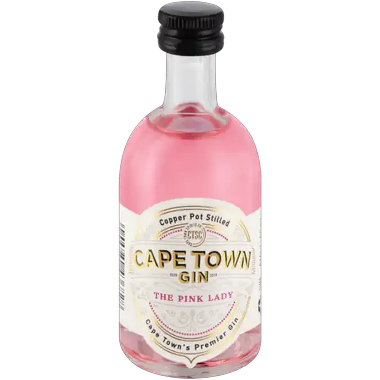 Image of Cape Town Gin The Pink Lady Gin Bottle 50ml