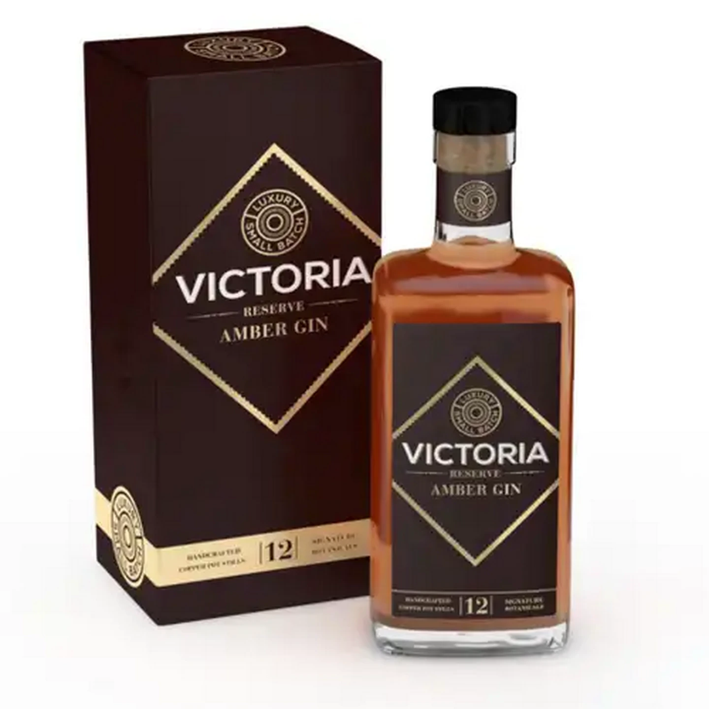 Image of Victoria Gin Amber Gin Bottle 750ml