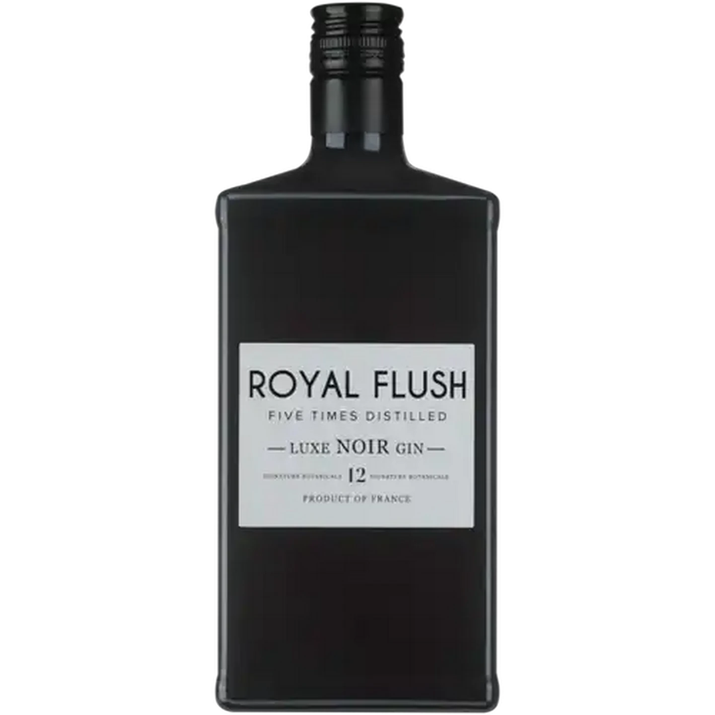 Image of Royal Flush Luxe Noir Gin Bottle 750ml