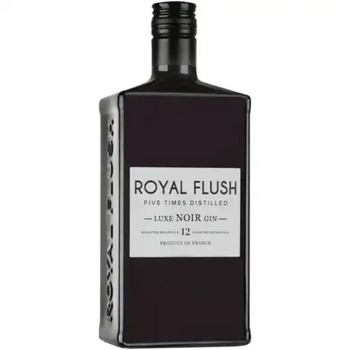 Image of Royal Flush Luxe Noir Gin Bottle 750ml