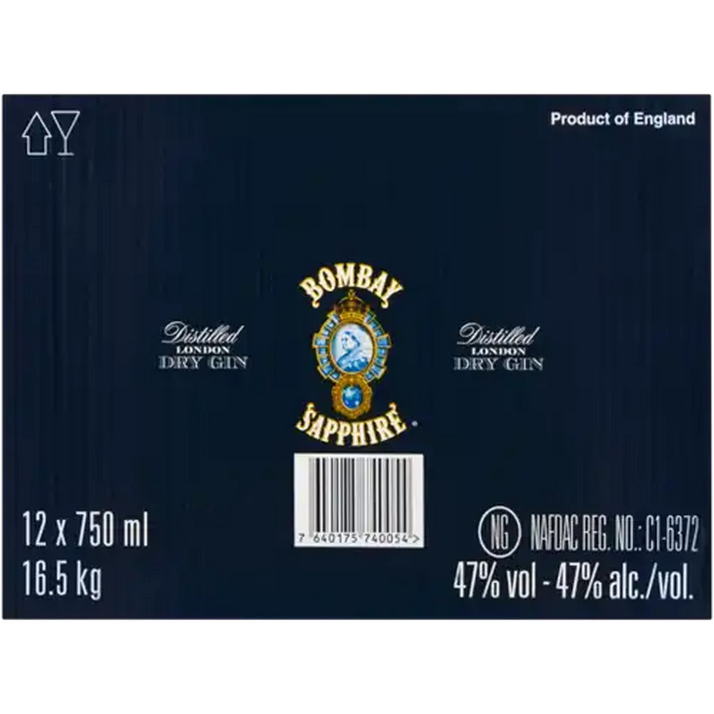 Shoprite ZA | Bombay Sapphire London Dry Gin Bottles 12 x 750ml