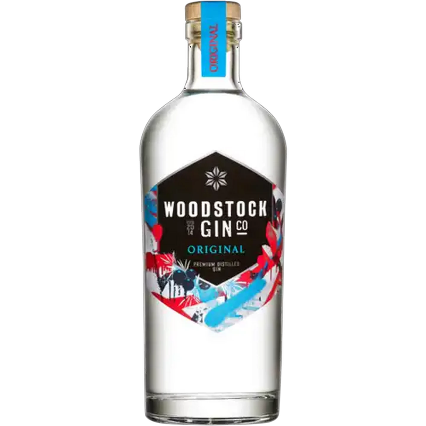 Image of Woodstock Gin Co. Original Gin Bottle 750ml