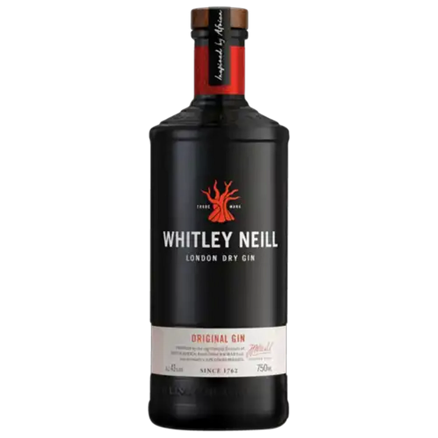 Image of Whitley Neill Handcrafted Dry Gin Bottle 750ml