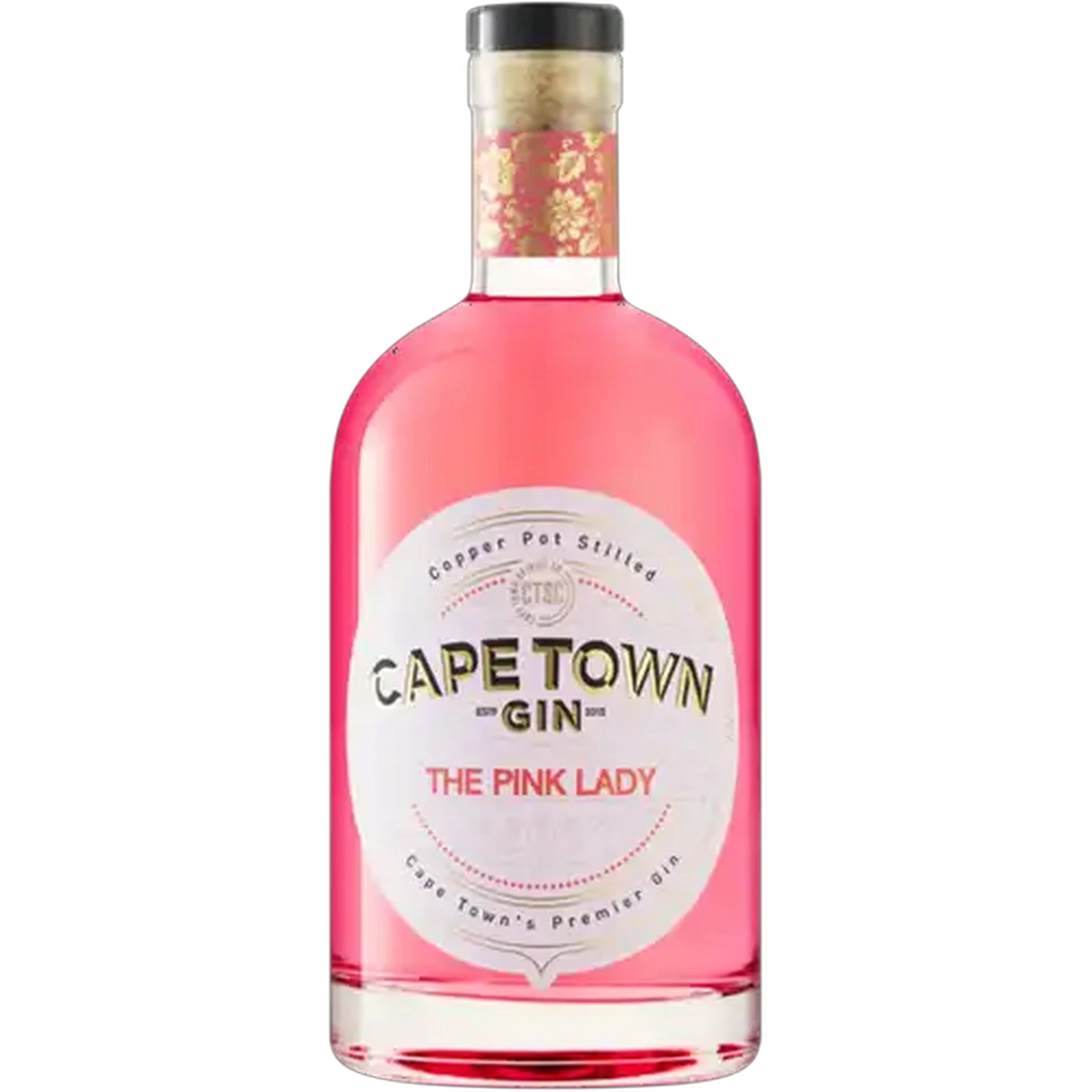 Image of Cape Town Gin The Pink Lady Gin Bottle 750ml