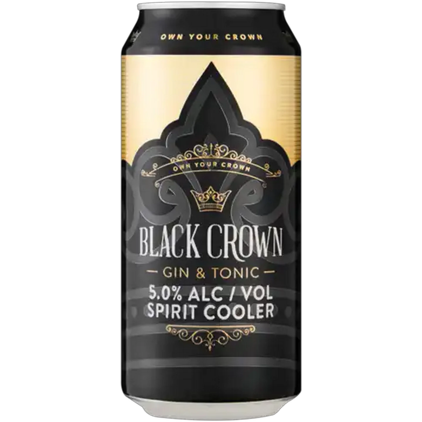 Image of Black Crown Gin & Tonic Spirit Cooler Can 440ml
