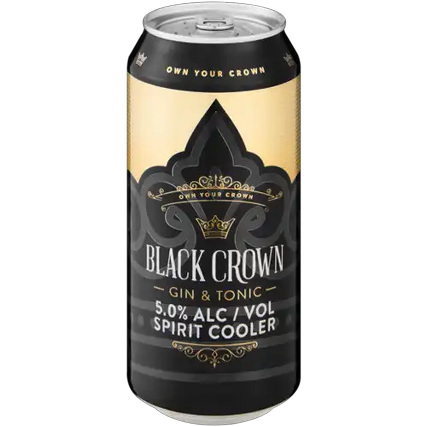 Image of Black Crown Gin & Tonic Spirit Cooler Can 440ml