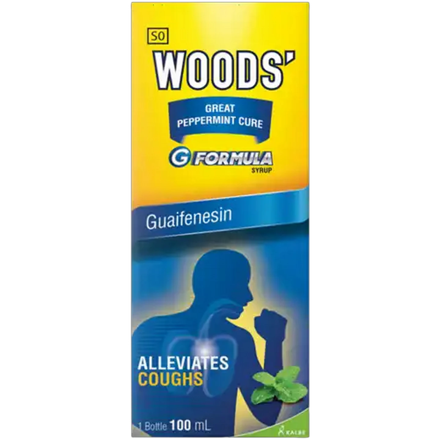 Image of WOODS' Great Peppermint Cure G Formula Cough Syrup 100ml