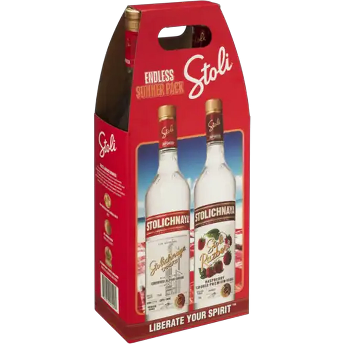 Image of STOLI Stolichnaya Endless Summer Vodka Gift Pack 750ml