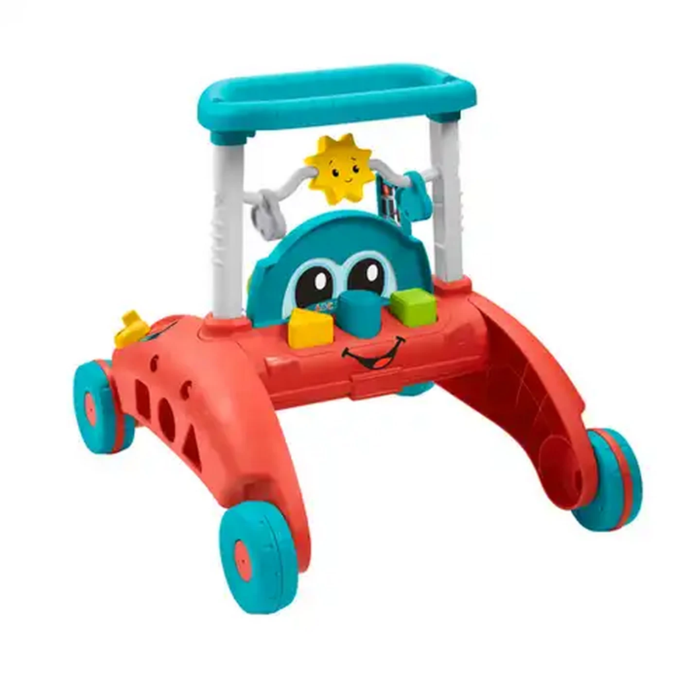 Image of Fisher-Price 2-Sided Steady Speed Baby Walker Push Along With Lights And Songs