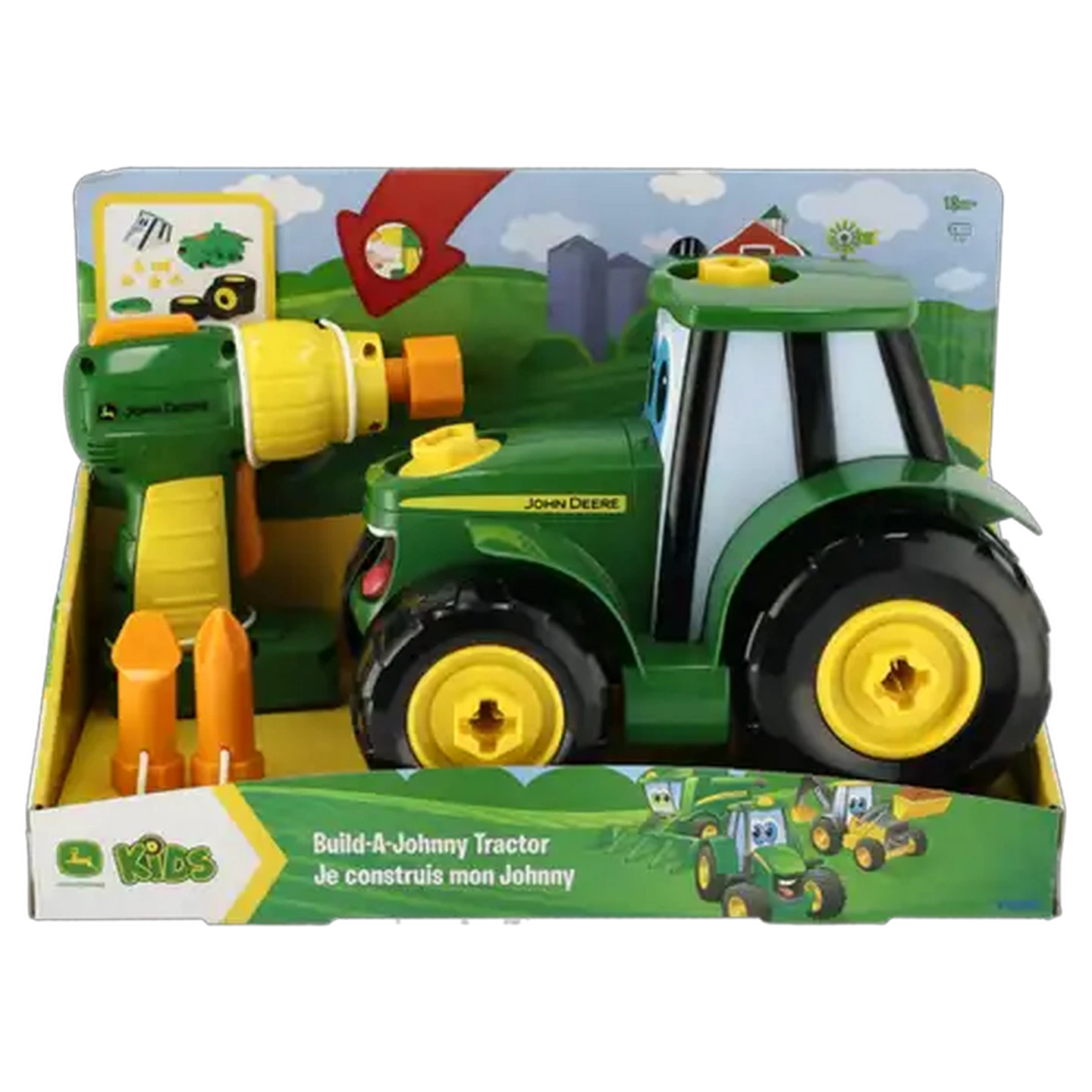 Image of John Deere Build A Tractor 16 Piece 18 Months+