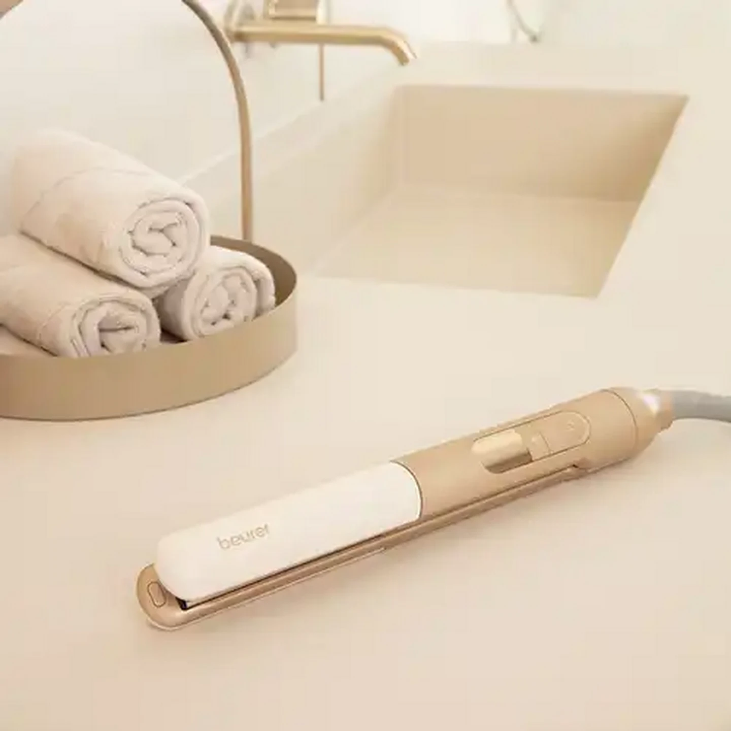 Image of Beurer Germany HS 70 Protective Ceramic Hair Straightener 220°C