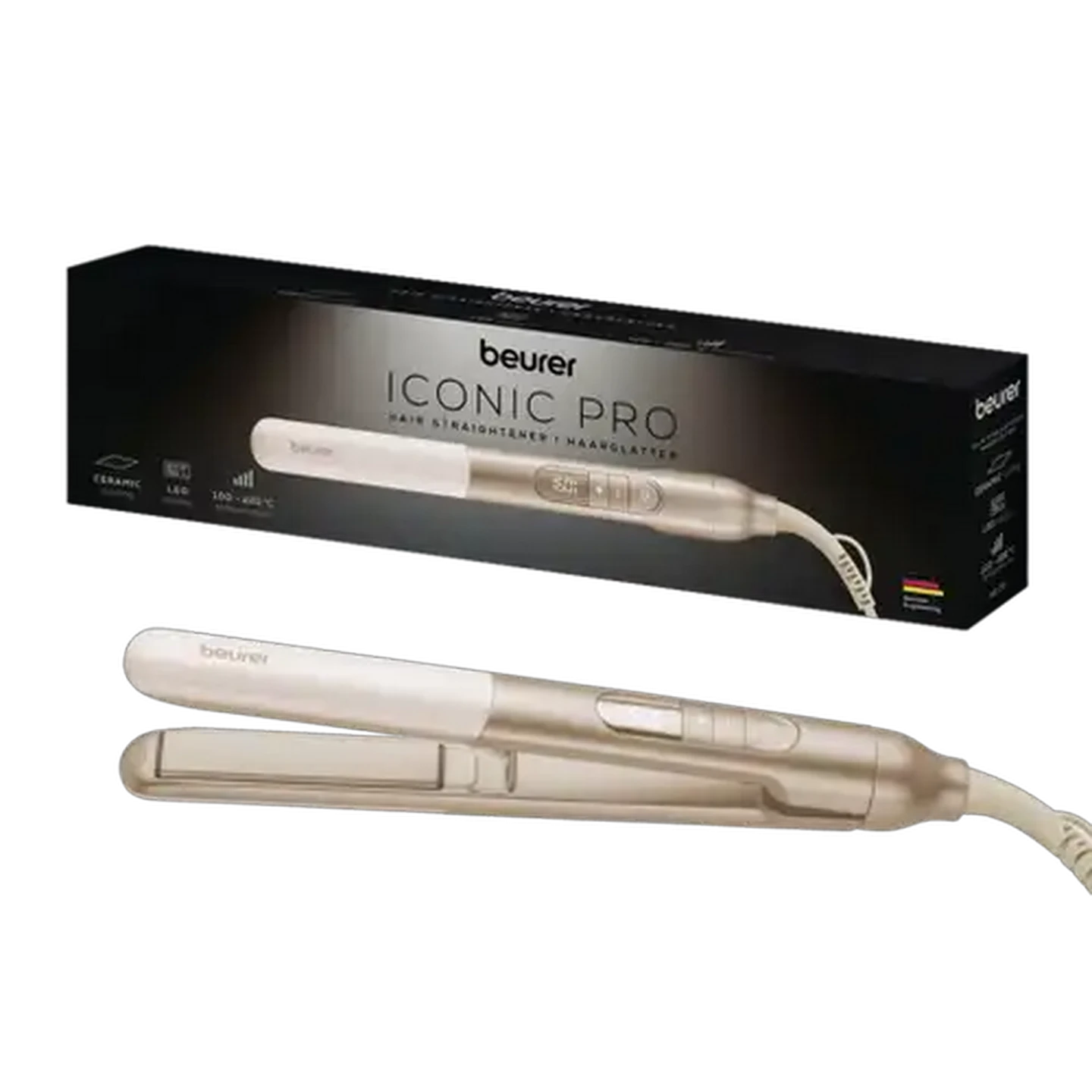Image of Beurer Germany HS 70 Protective Ceramic Hair Straightener 220°C