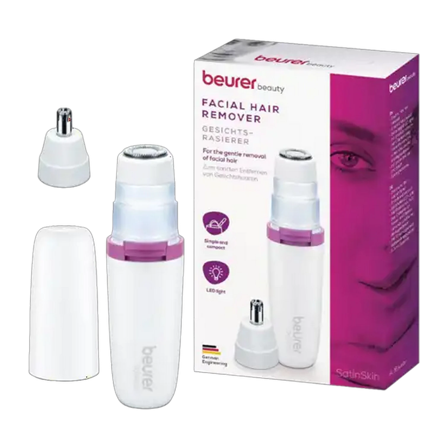 Image of Beurer Germany HL 16 Facial Hair Remover & Eyebrow Trimmer