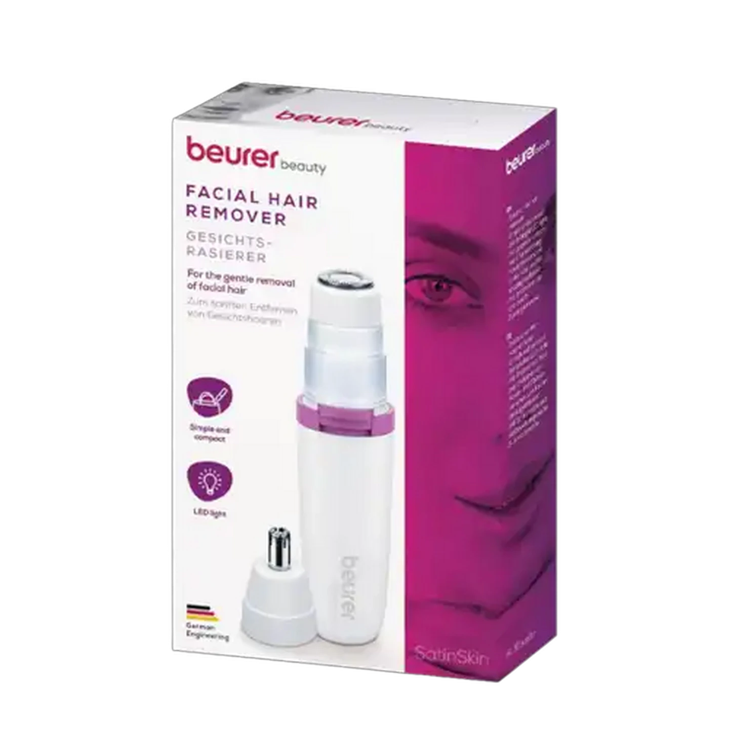 Image of Beurer Germany HL 16 Facial Hair Remover & Eyebrow Trimmer