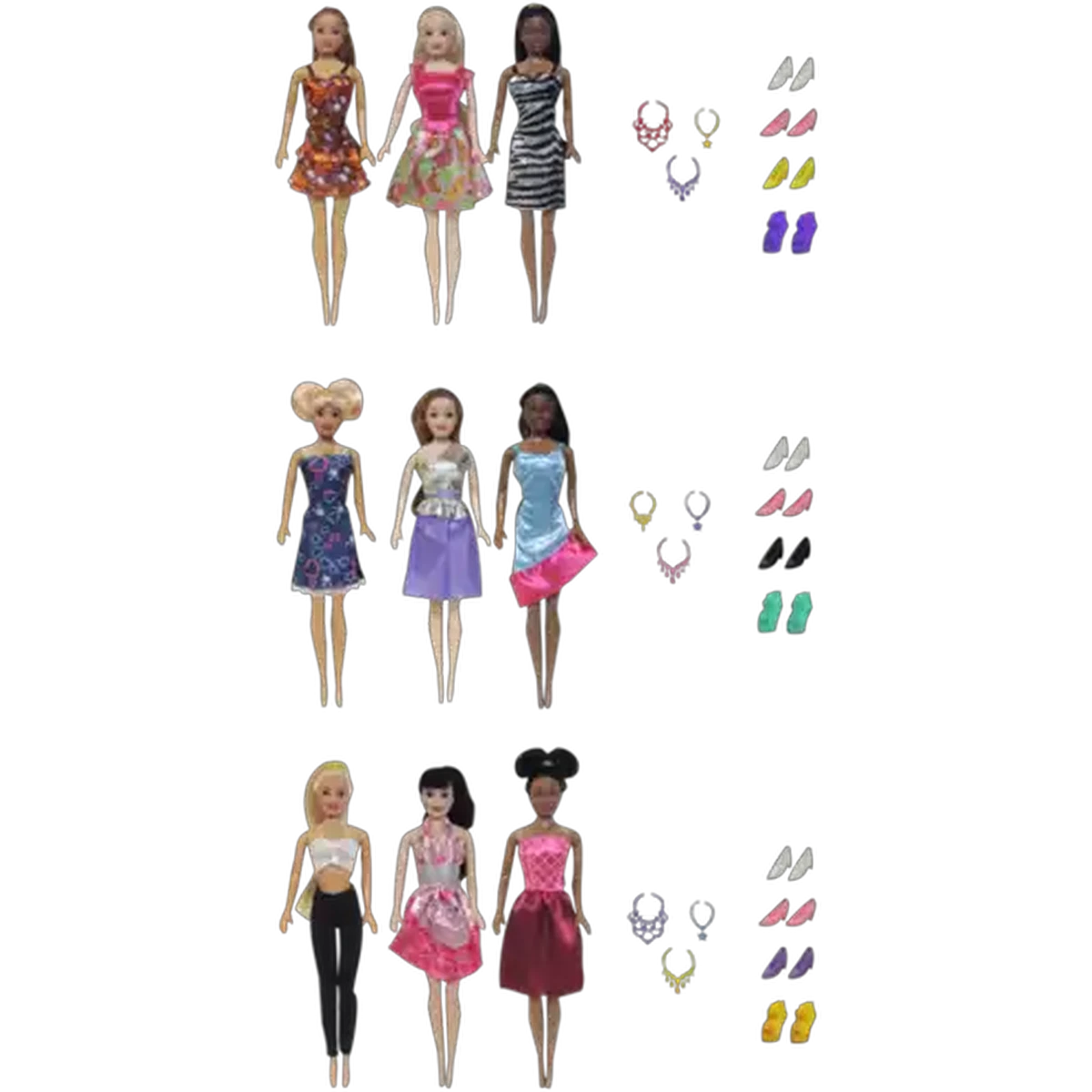 Shoprite ZA | Gem Girls Fashion Dolls & Accessories Trio Set 14