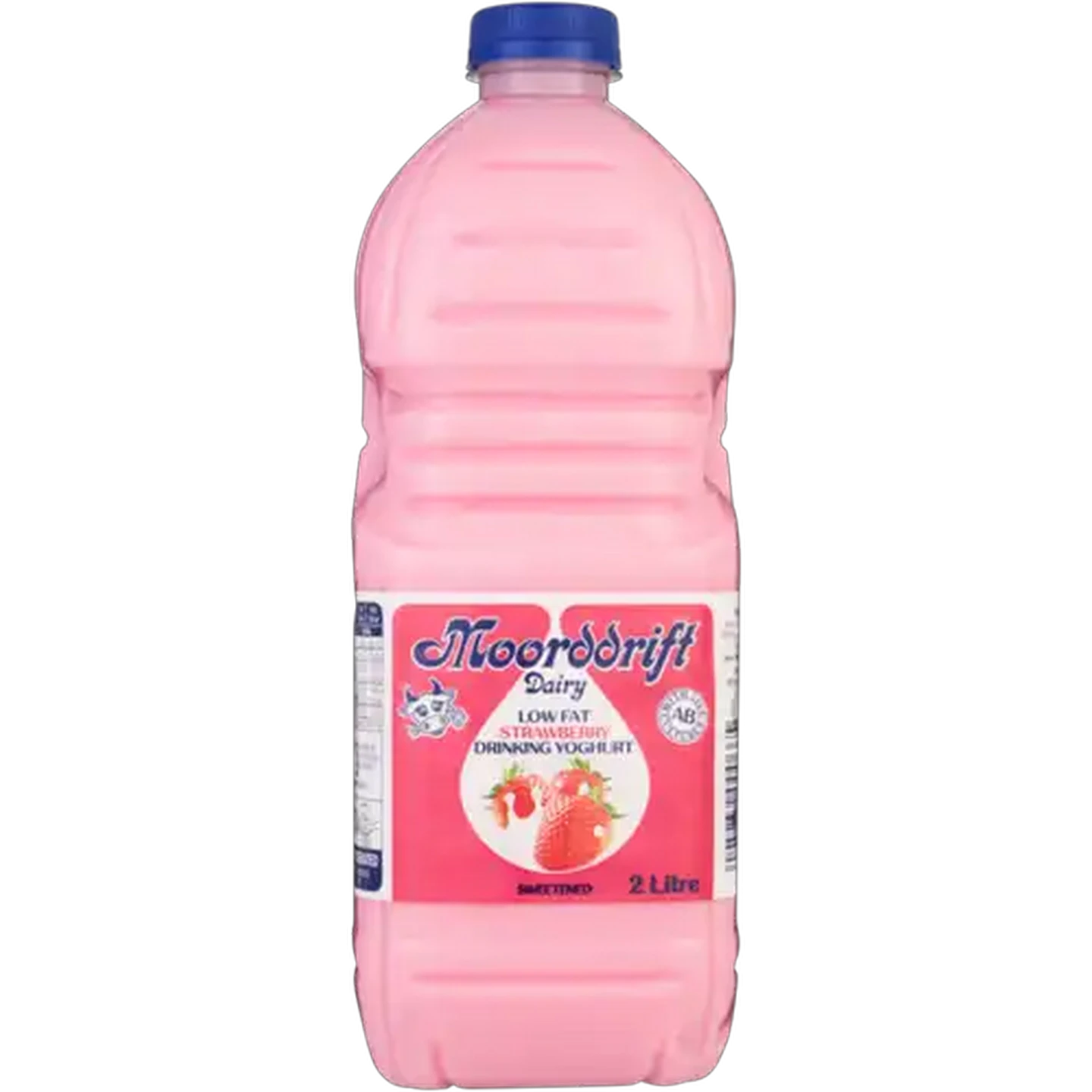 Image of Moorddrift Dairy Strawberry Low Fat Drinking Yoghurt 2L