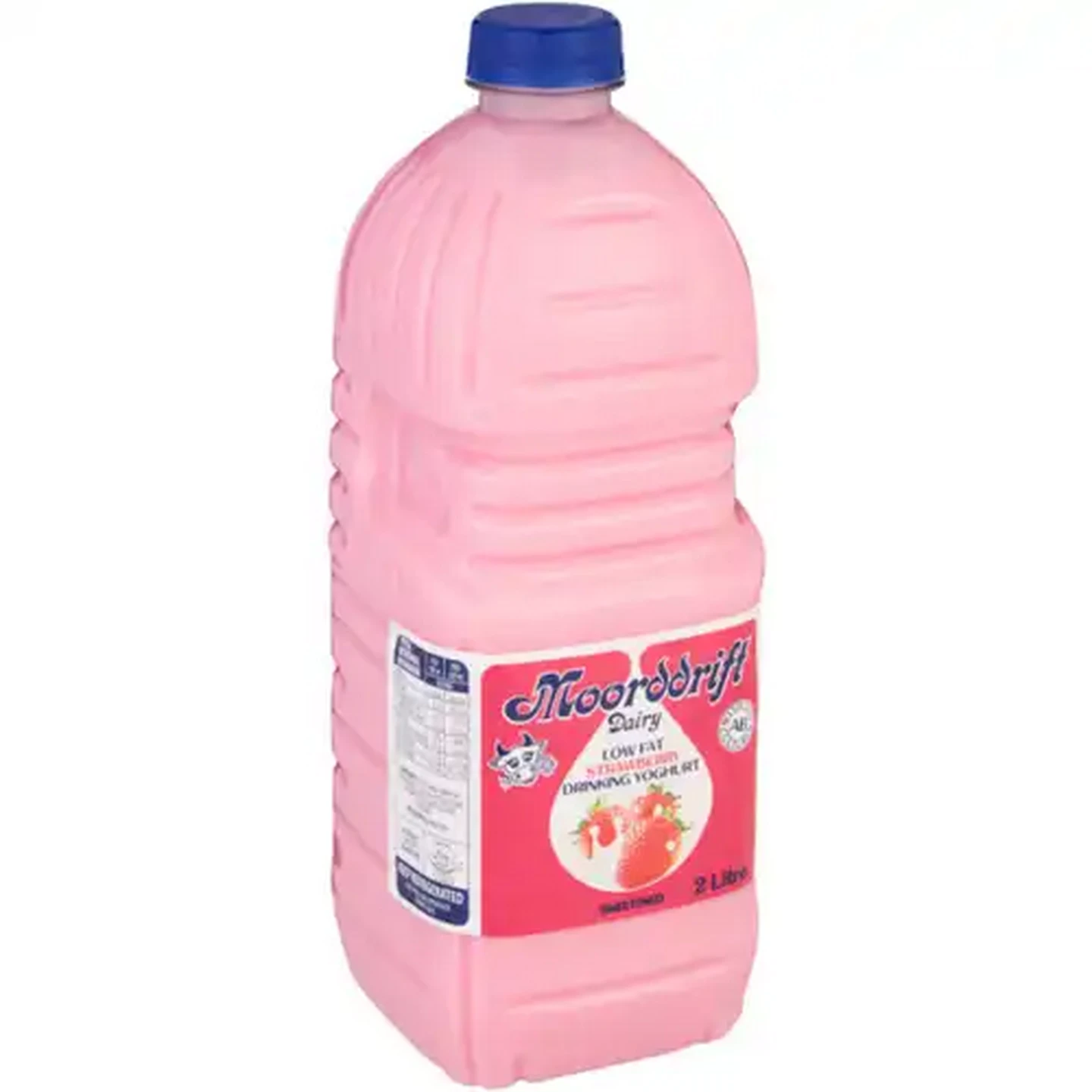 Image of Moorddrift Dairy Strawberry Low Fat Drinking Yoghurt 2L