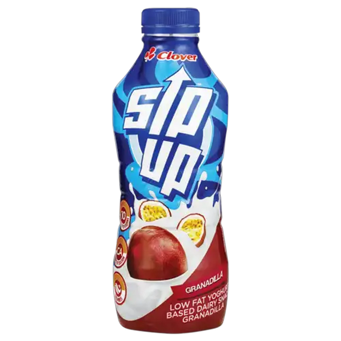 Image of Clover Sip Up Low Fat Granadilla Flavoured Yoghurt Based Dairy Snack Drink 850g