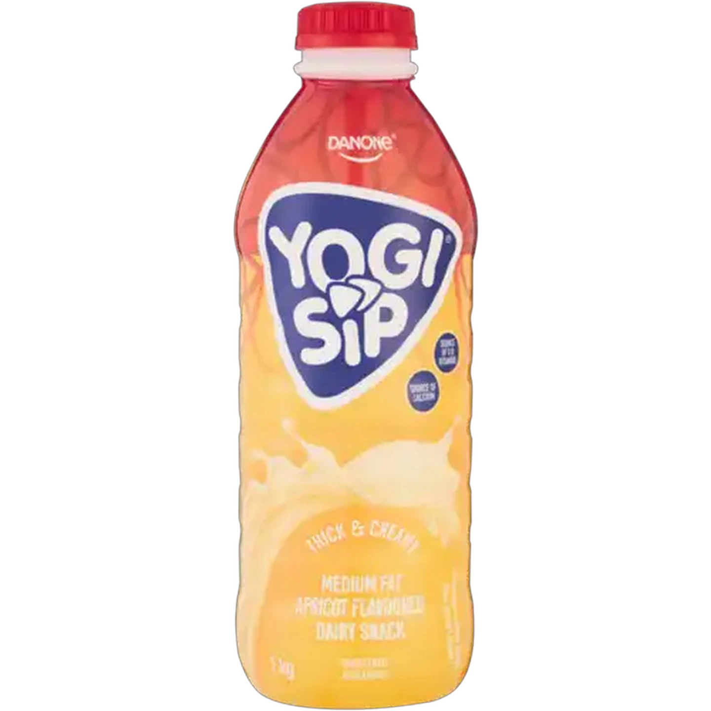 Image of Danone Yogi Sip Apricot Flavoured Dairy Snack 1kg