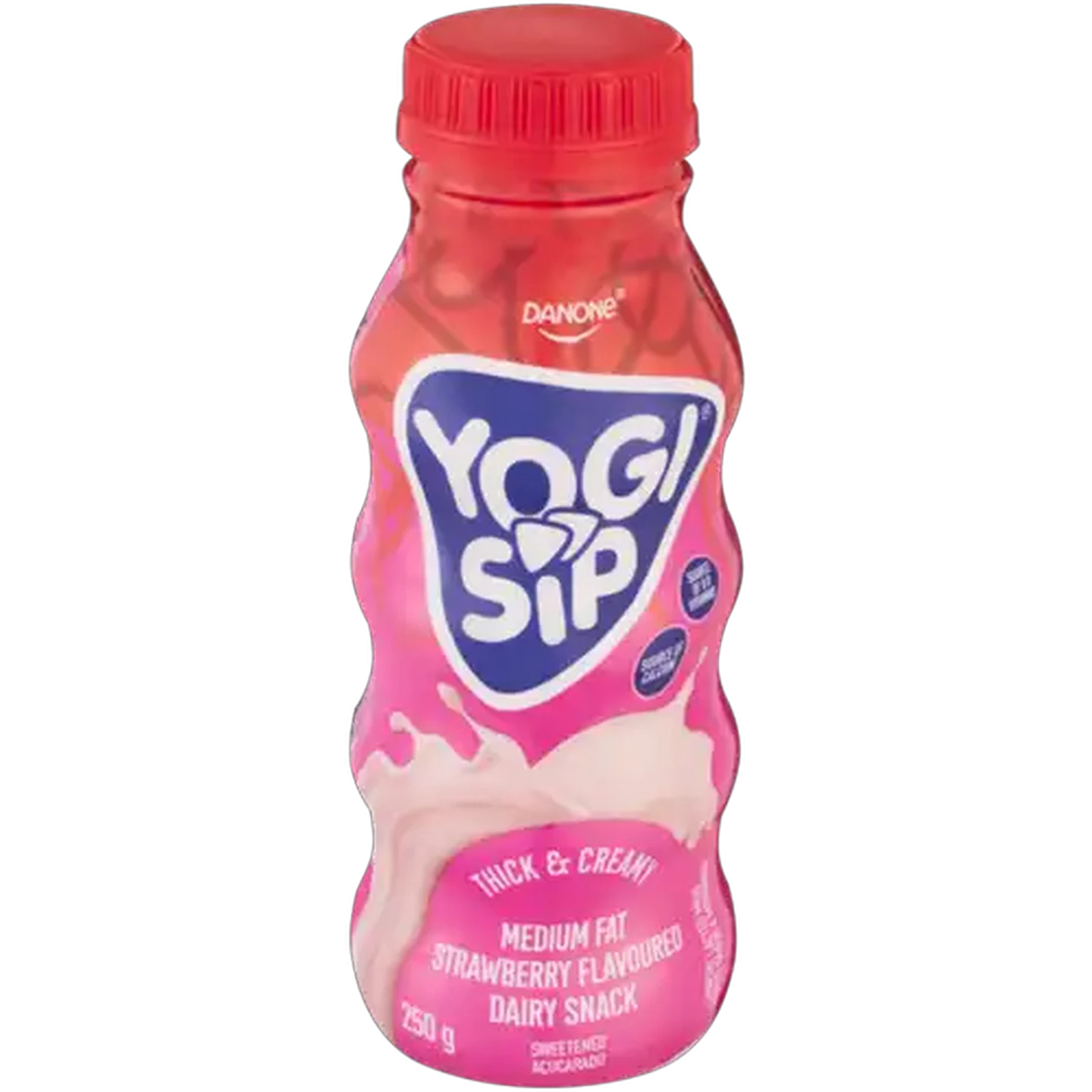 Image of Danone Yogi Sip Strawberry Dairy Snack 250g