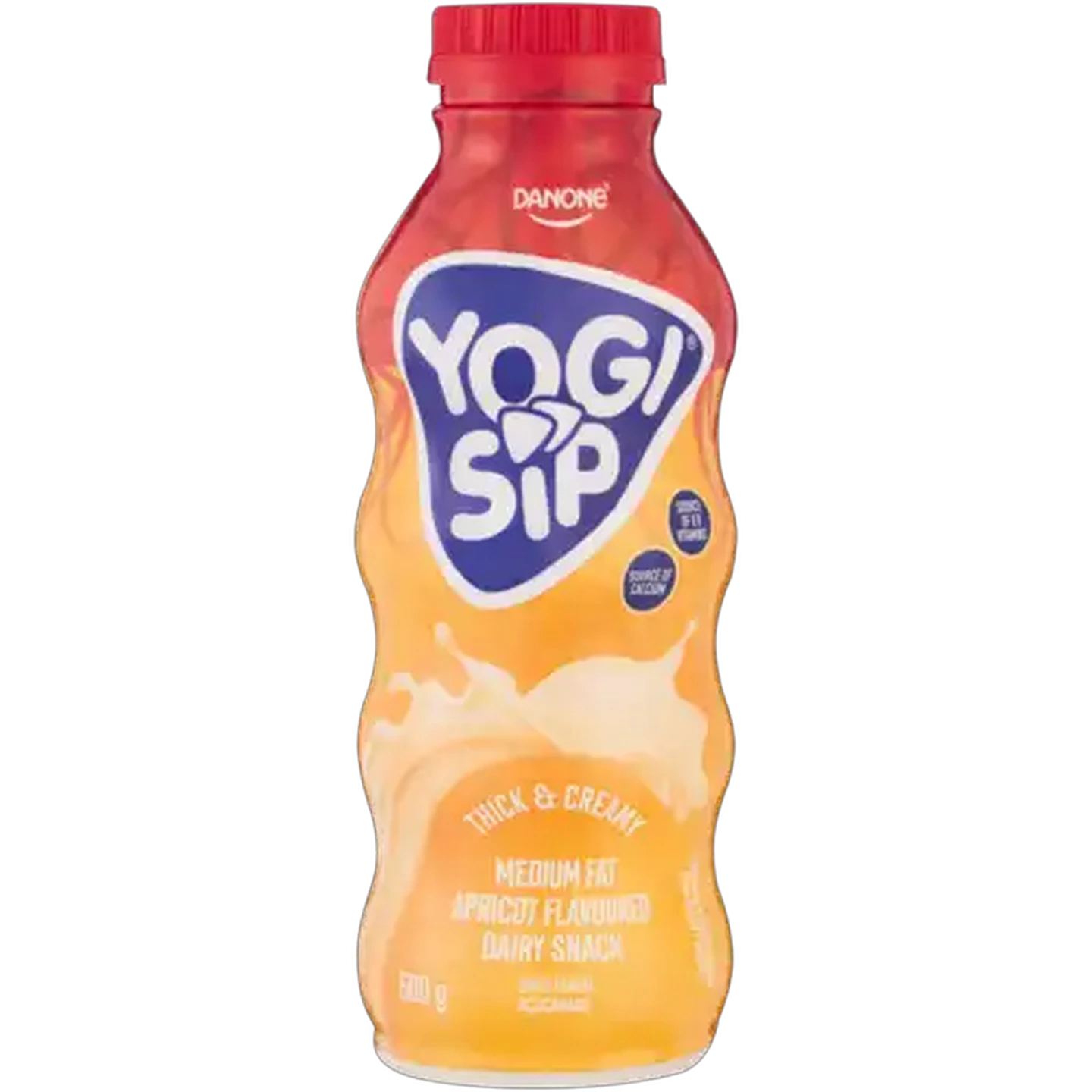Image of Danone Yogi Sip Apricot Dairy Snack 500g