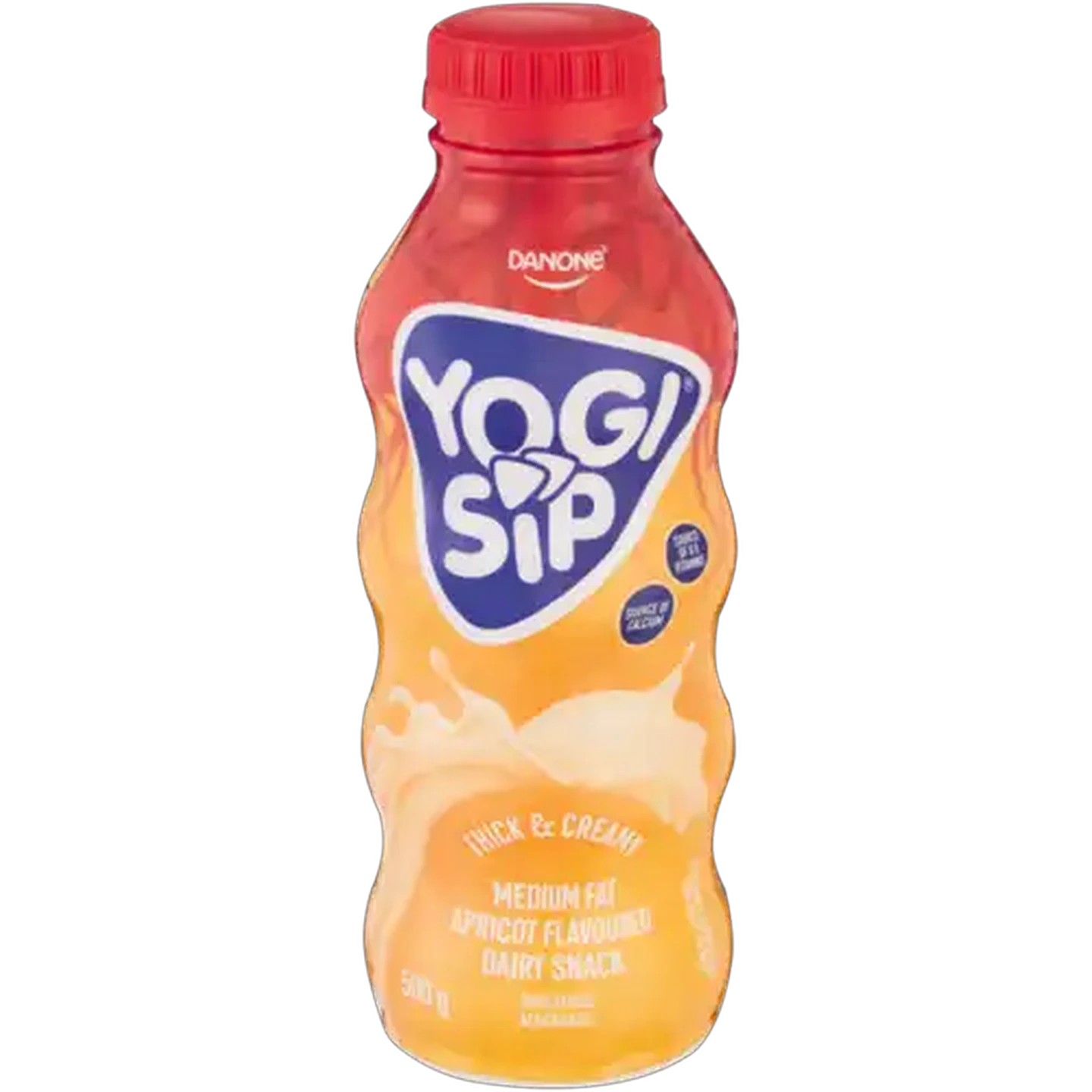 Image of Danone Yogi Sip Apricot Dairy Snack 500g