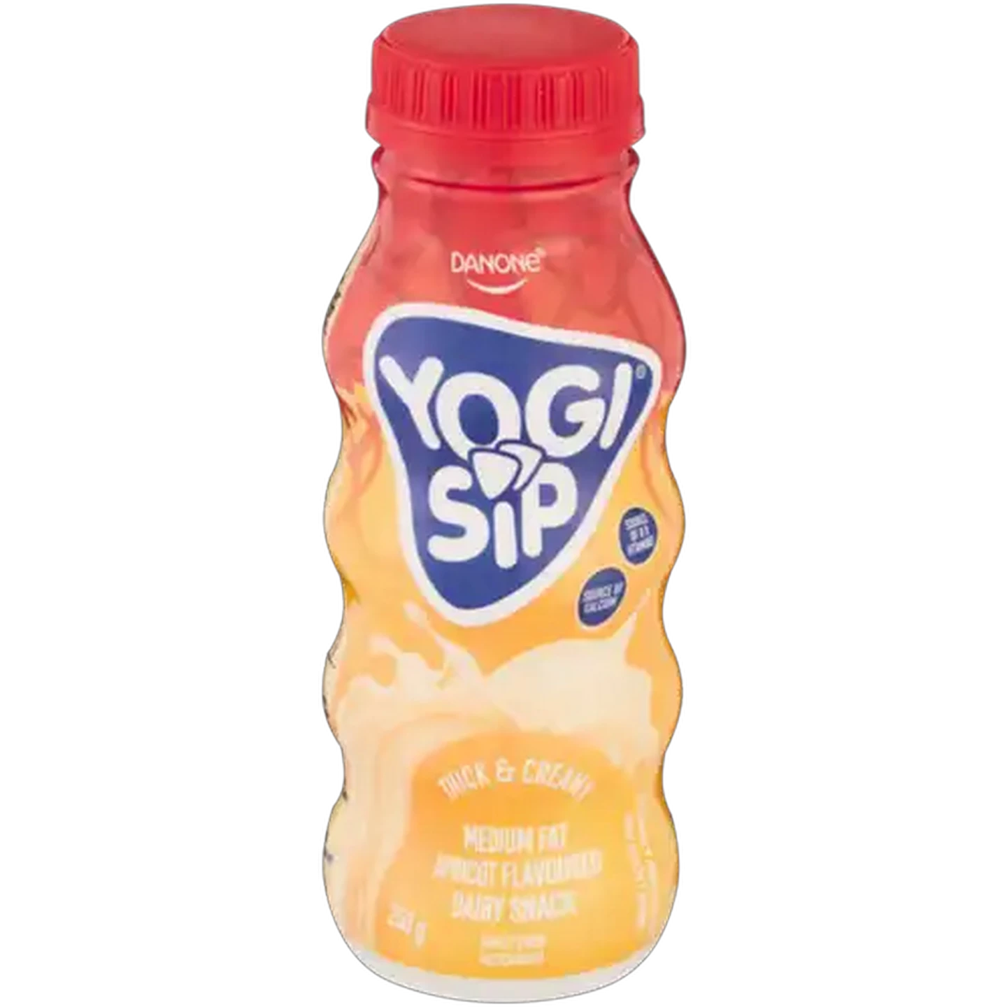 Image of Danone Yogi Sip Apricot Dairy Snack 250g