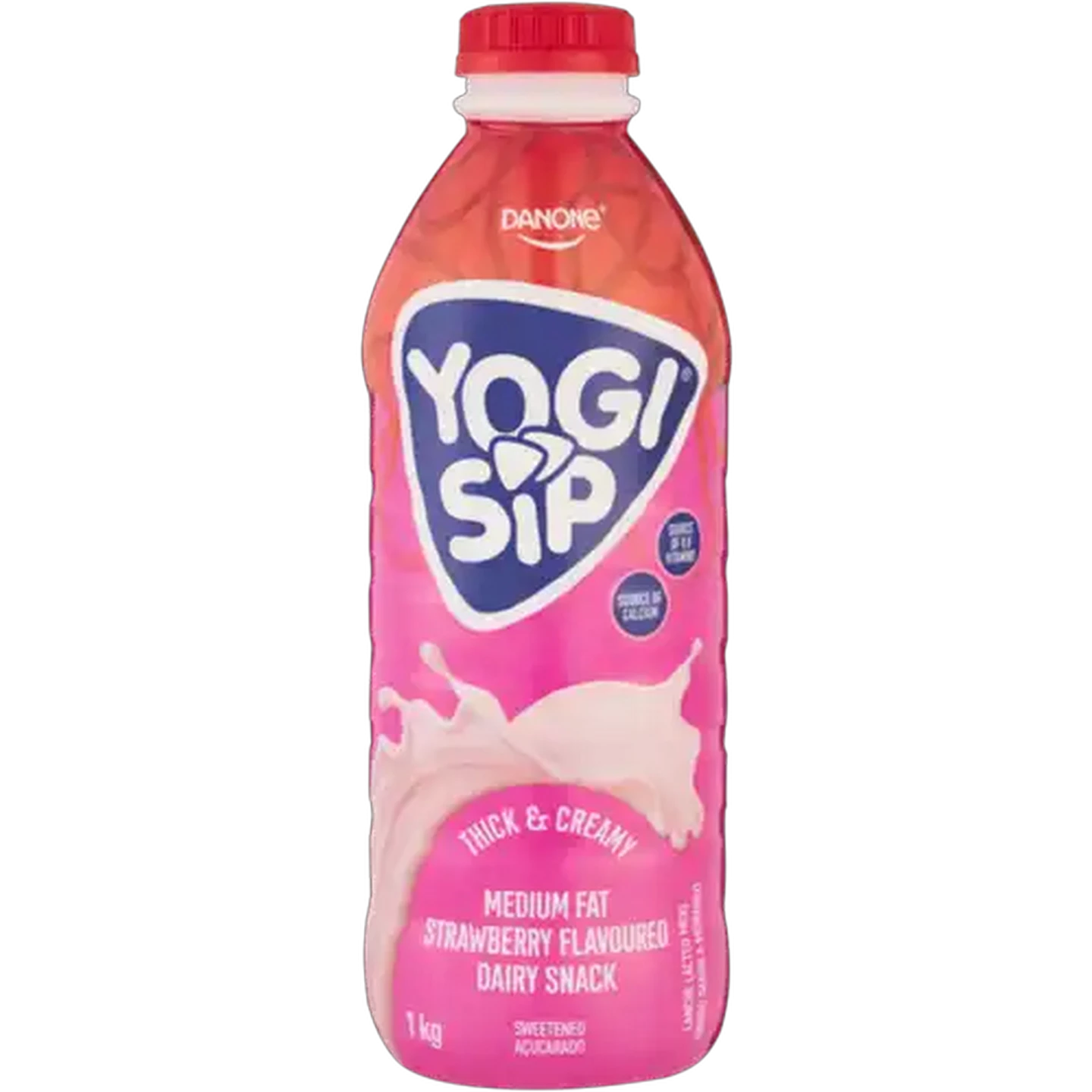 Image of Danone Yogi Sip Strawberry Flavoured Dairy Snack 1kg