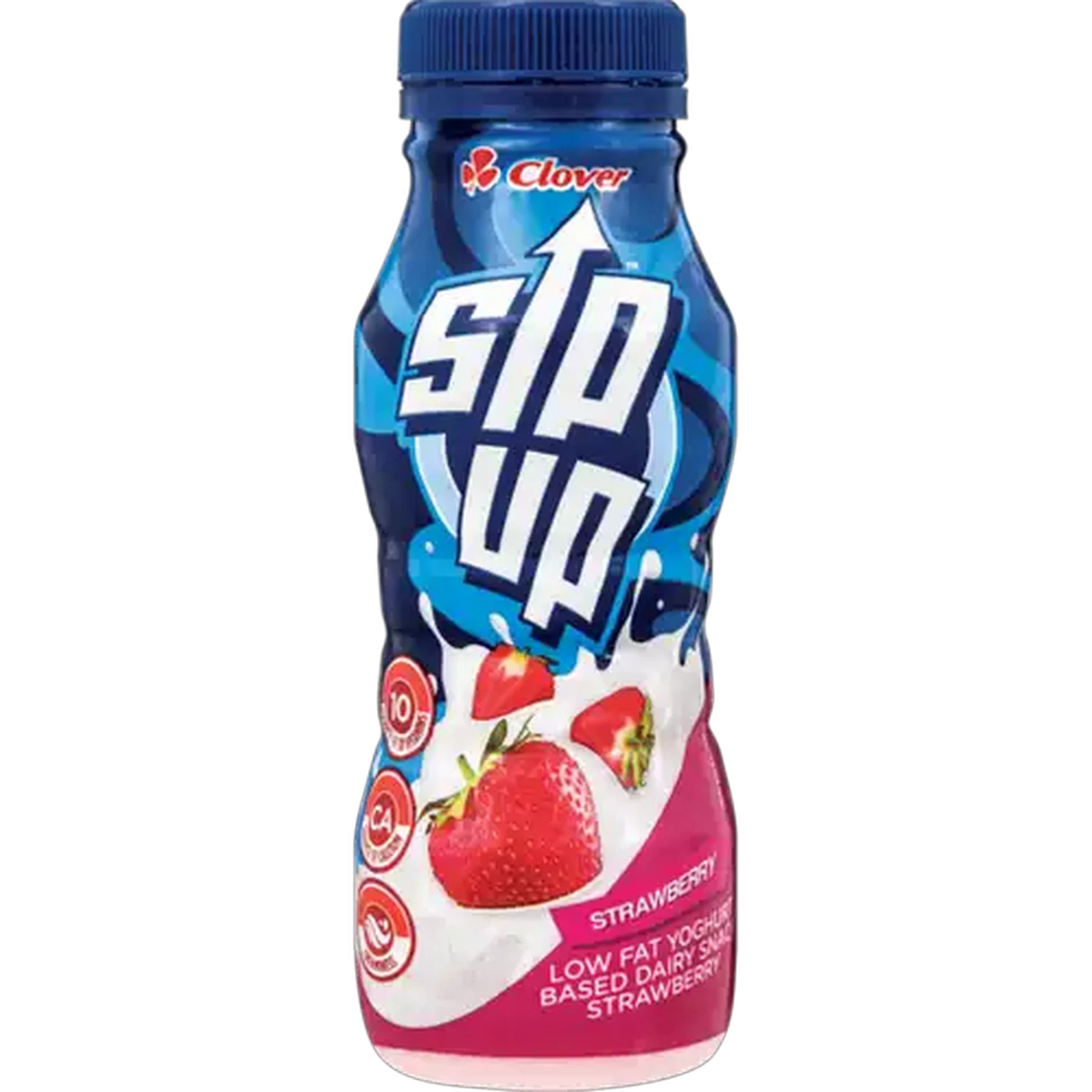 Image of Clover Sip Up Strawberry Yoghurt Based Dairy Snack Drink 250g