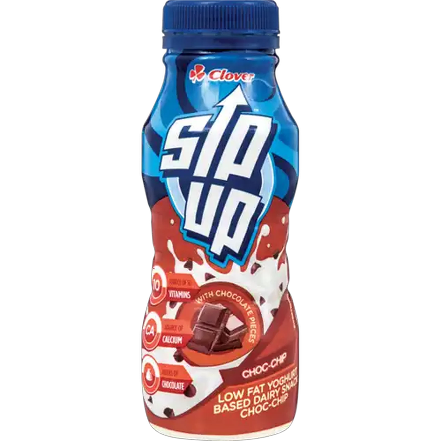 Image of Clover Sip Up Choc Chip Yoghurt Based Dairy Snack Drink 250g