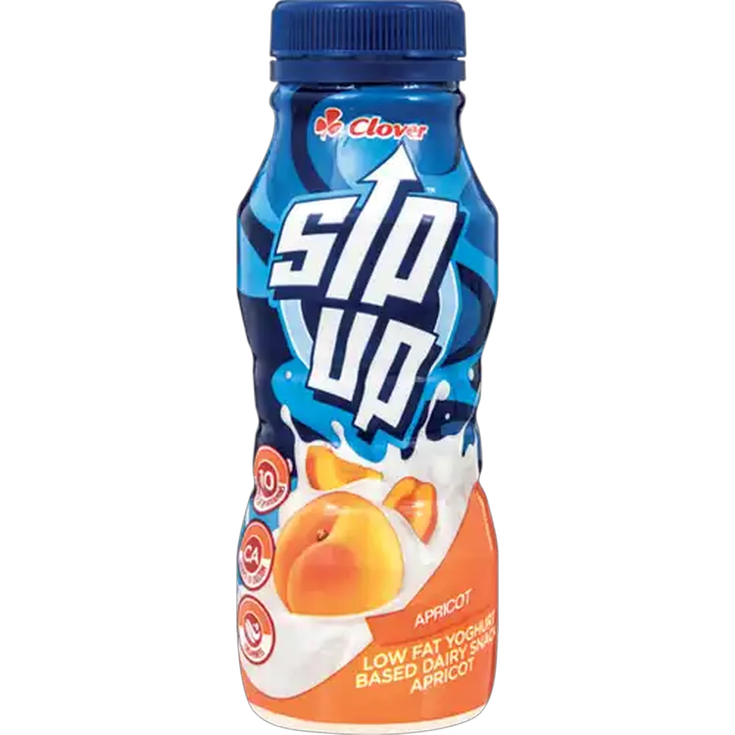 Image of Clover Sip Up Low Fat Apricot Yoghurt Based Dairy Snack Drink 250g