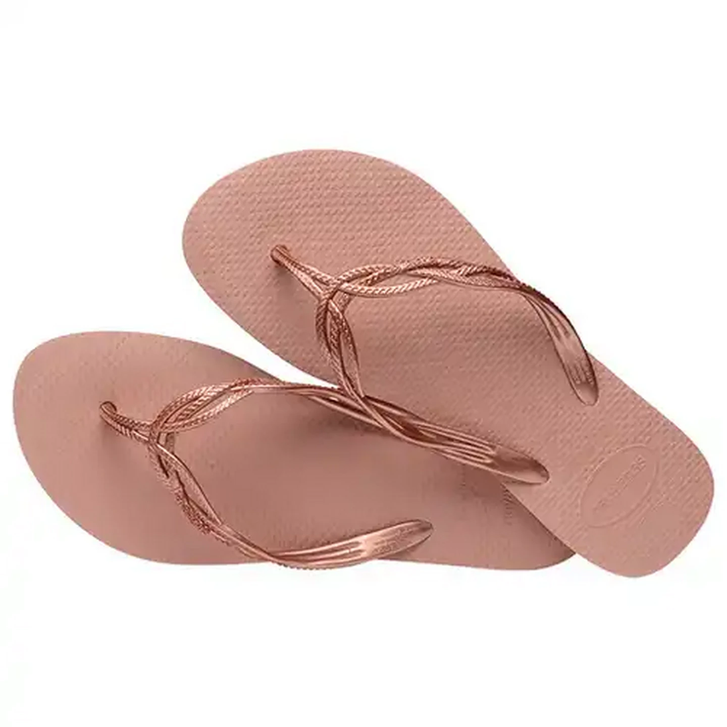 Image of Havaianas Flash Sweet Ladies Rose Gold Sandals 41/42