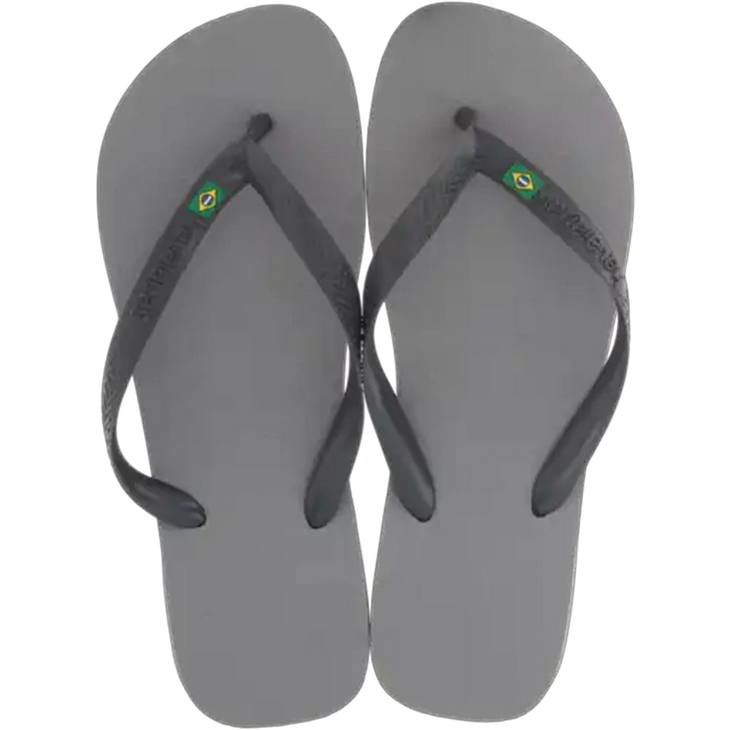 Image of Havaianas Unisex Brazil Logo Grey Sandals 41/42