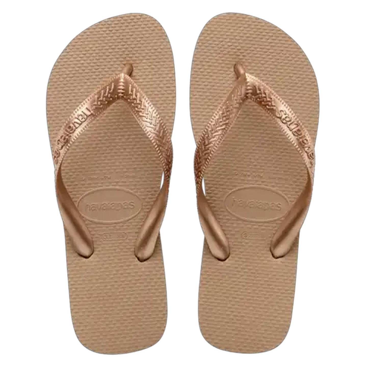 Image of Havaianas Unisex Top Rose Gold Sandals 39/40