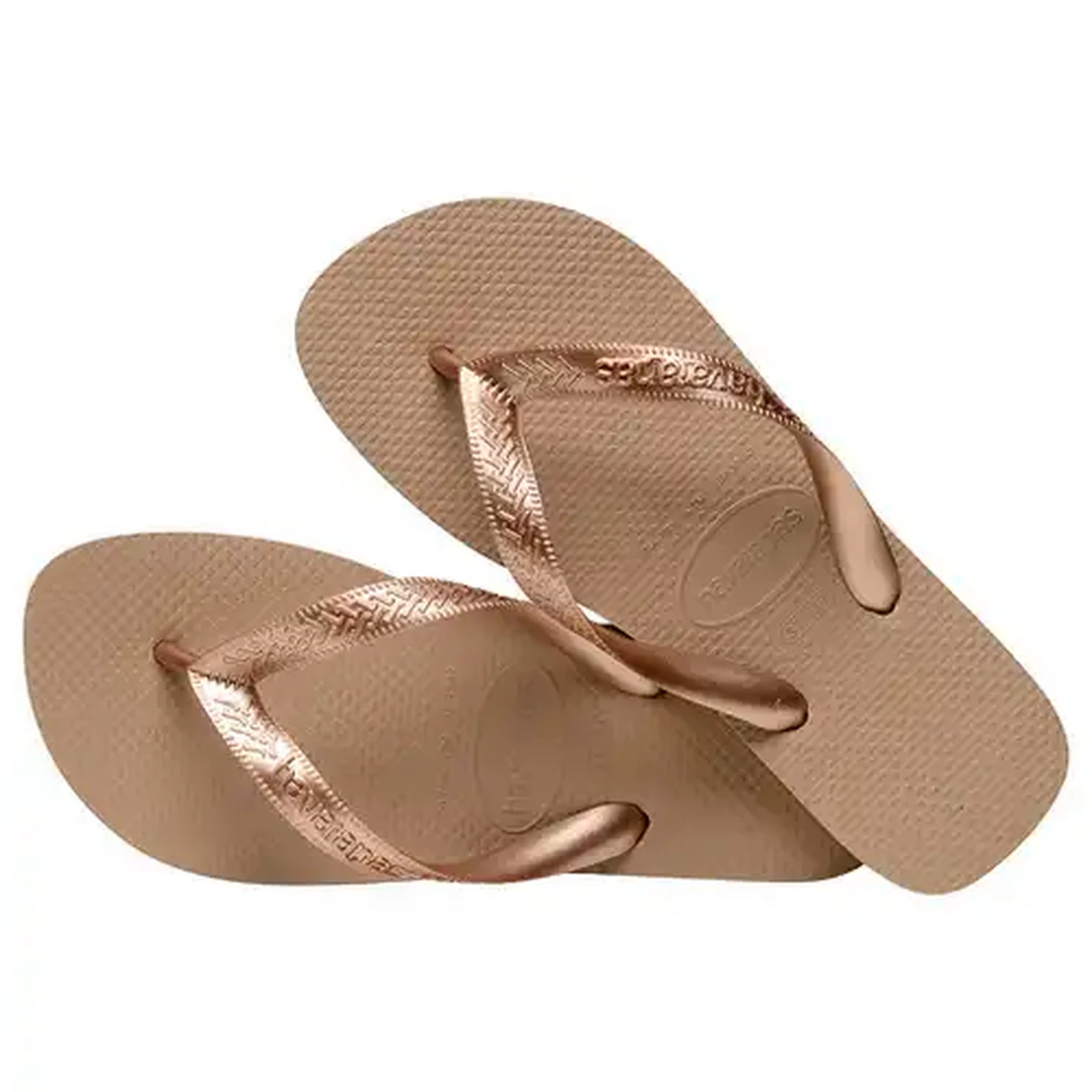 Image of Havaianas Unisex Top Rose Gold Sandals 39/40