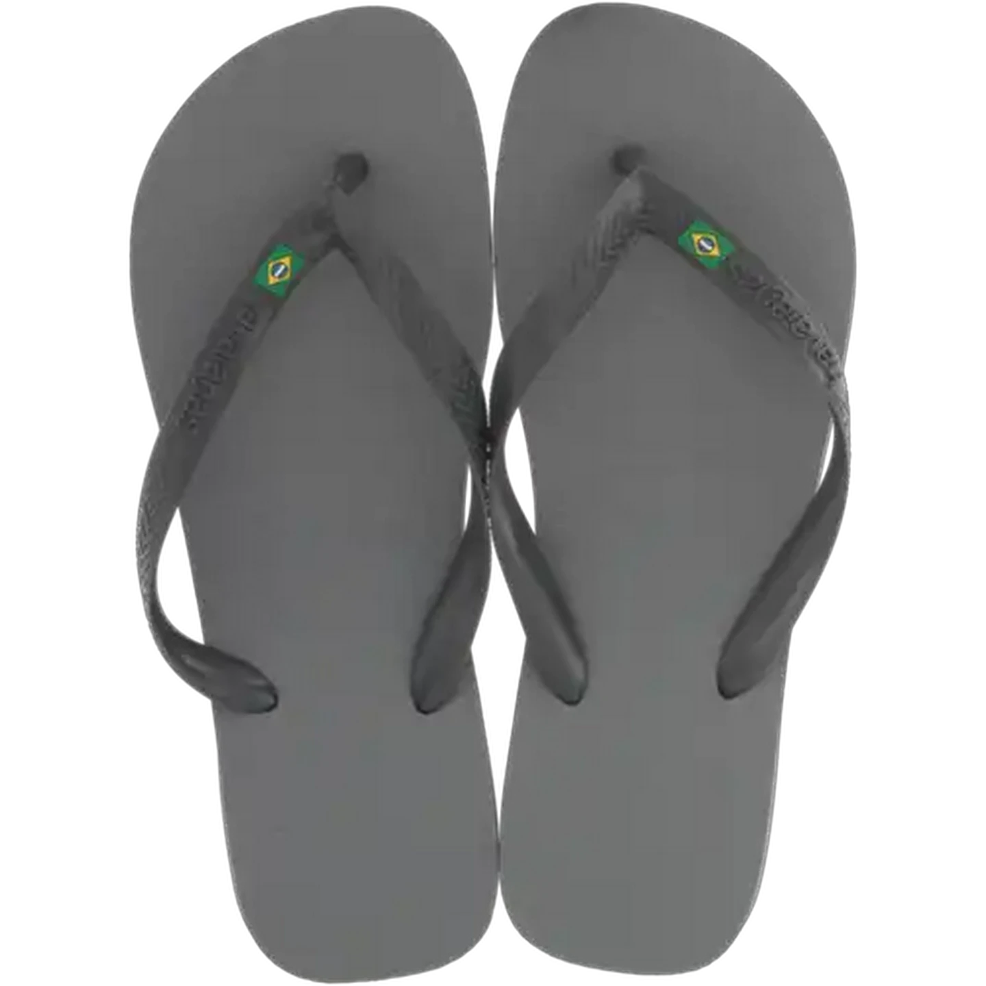 Image of Havaianas Unisex Brazil Logo Grey Sandals 43/44