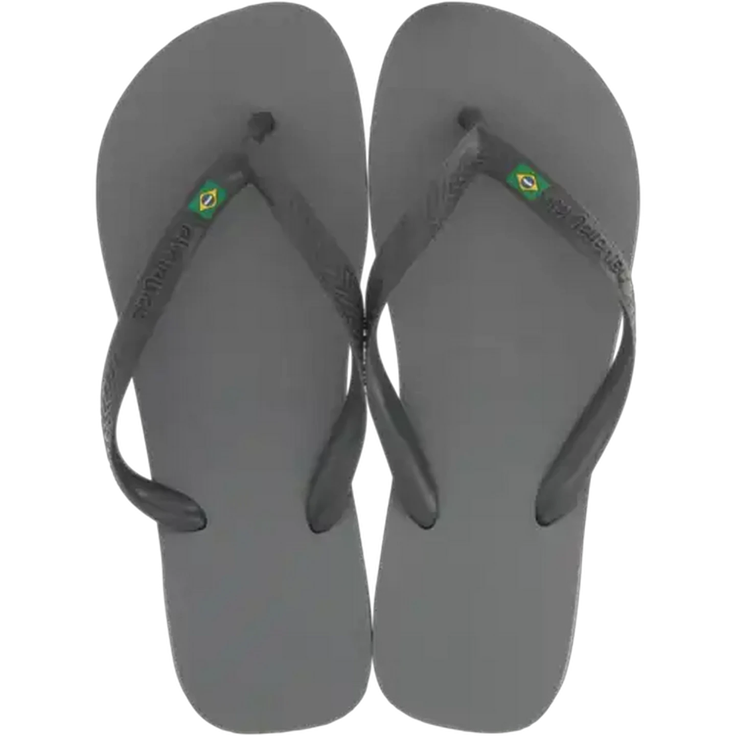Image of Havaianas Unisex Brazil Logo Grey Sandals 45/46