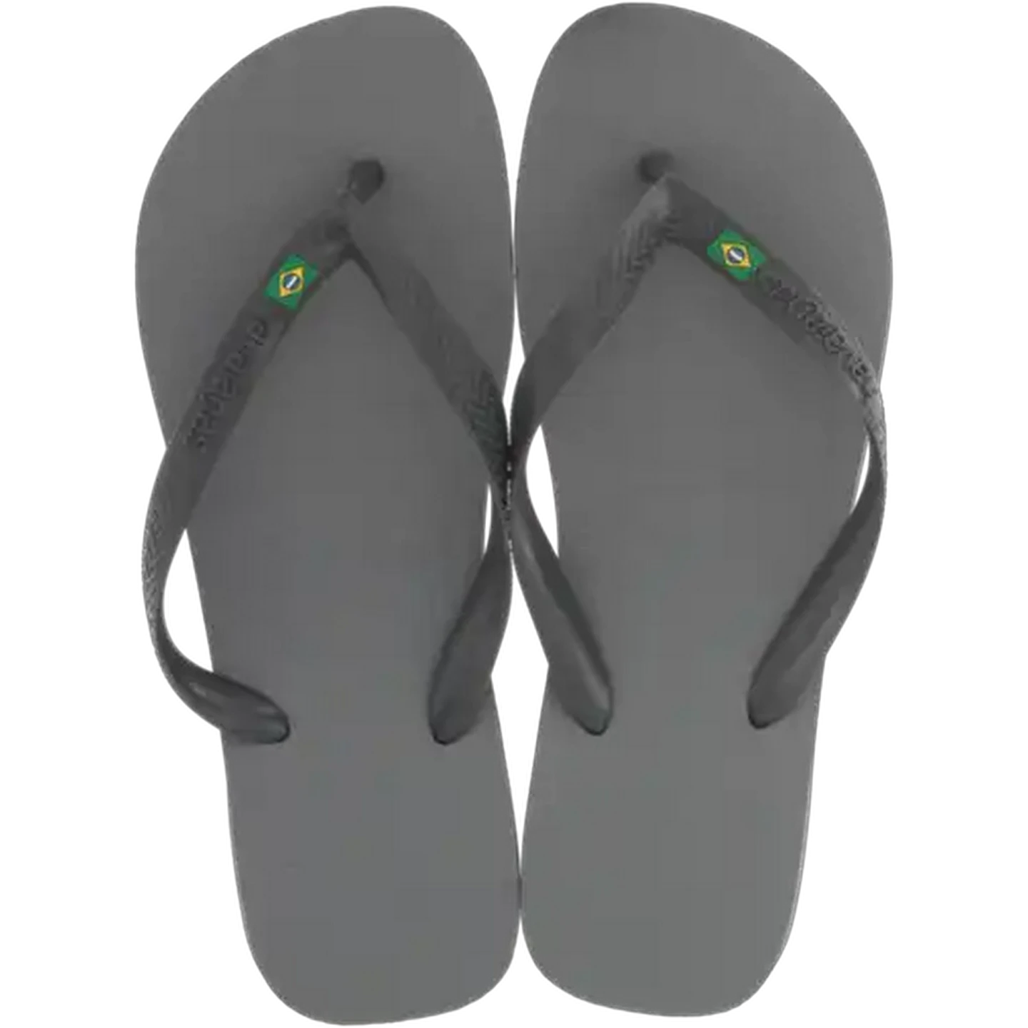 Image of Havaianas Unisex Brazil Logo Grey Sandals 39/40