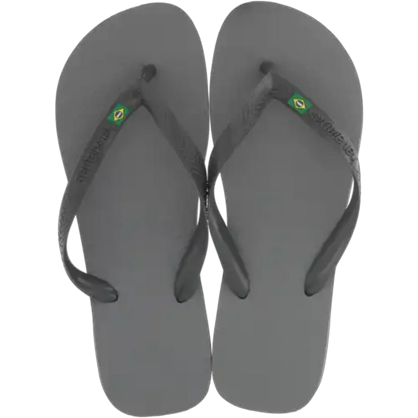 Image of Havaianas Unisex Brazil Logo Grey Sandals 35/36