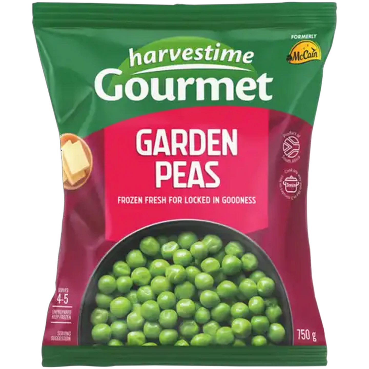 Image of Harvestime Frozen Gourmet Garden Peas 750g