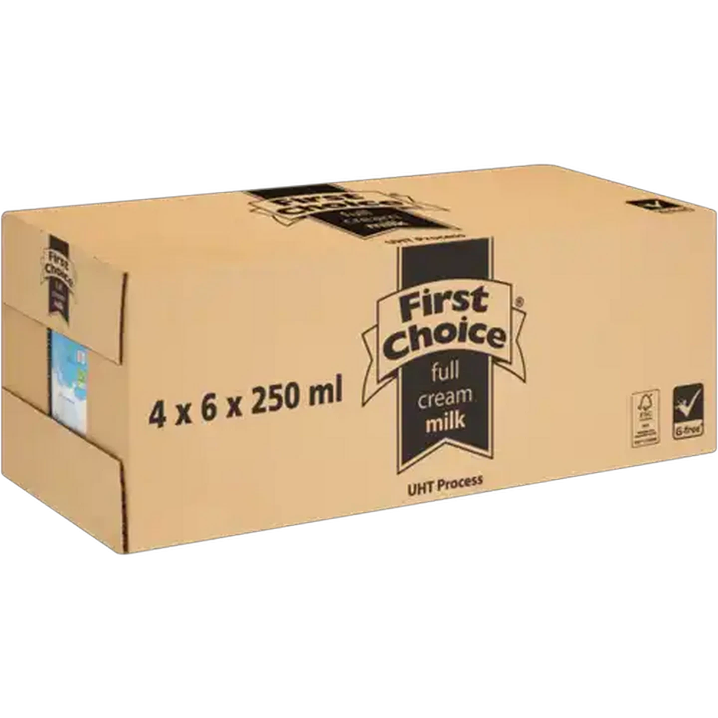 Image of First Choice Gluten Free Full Cream Milk 24 x 250ml