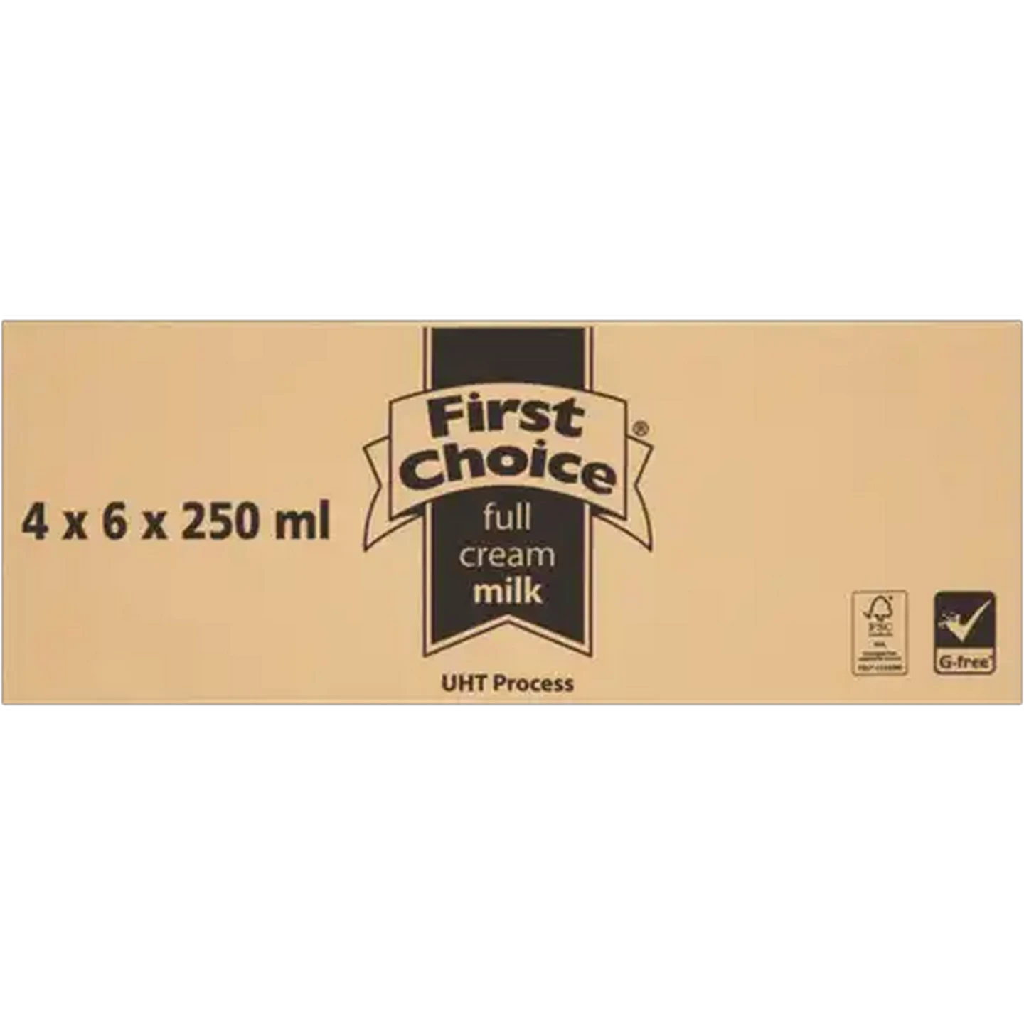 Image of First Choice Gluten Free Full Cream Milk 24 x 250ml