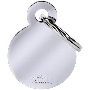 Checkers Sixty60 | MyFamily Basic Small Chrome Round Pet ID Tag