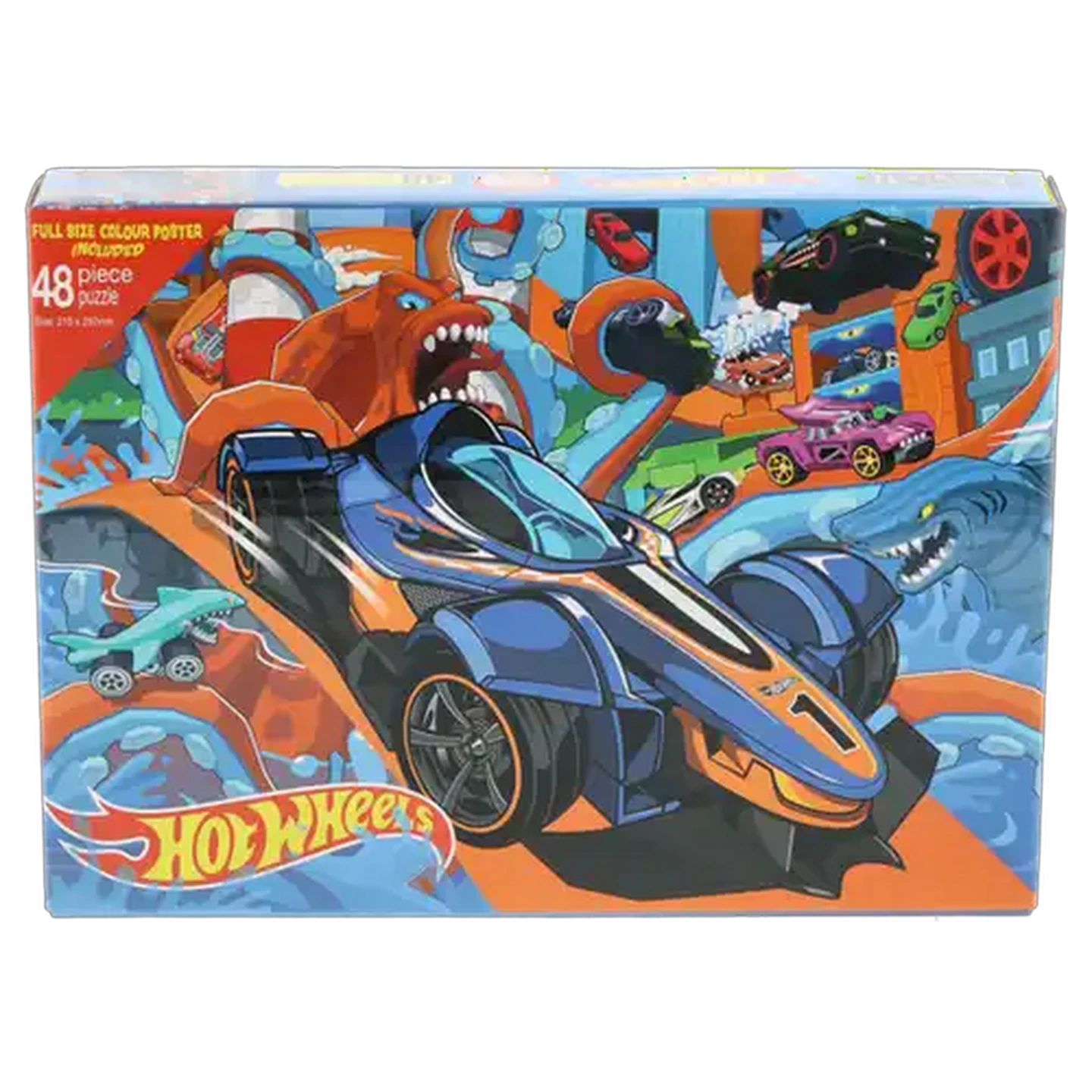 Hot Wheels Sharkruiser Puzzle 48-Piece