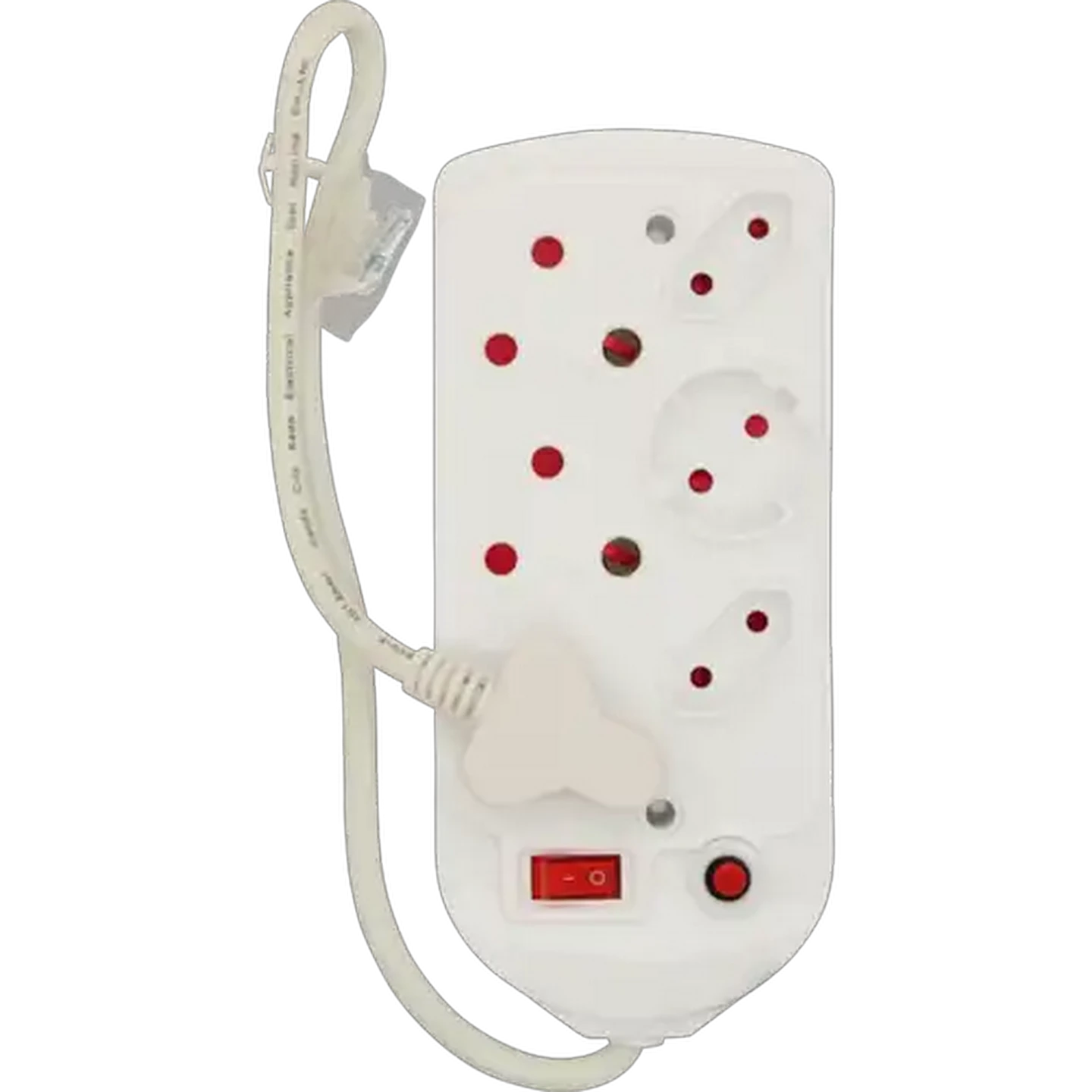 Checkers Sixty60 | SCE White 6-Way Power-Switch Multiplug