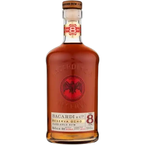 Shoprite ZA | BACARDÍ 8 Year Old Reserva Ocho Rare Gold Rum Bottle