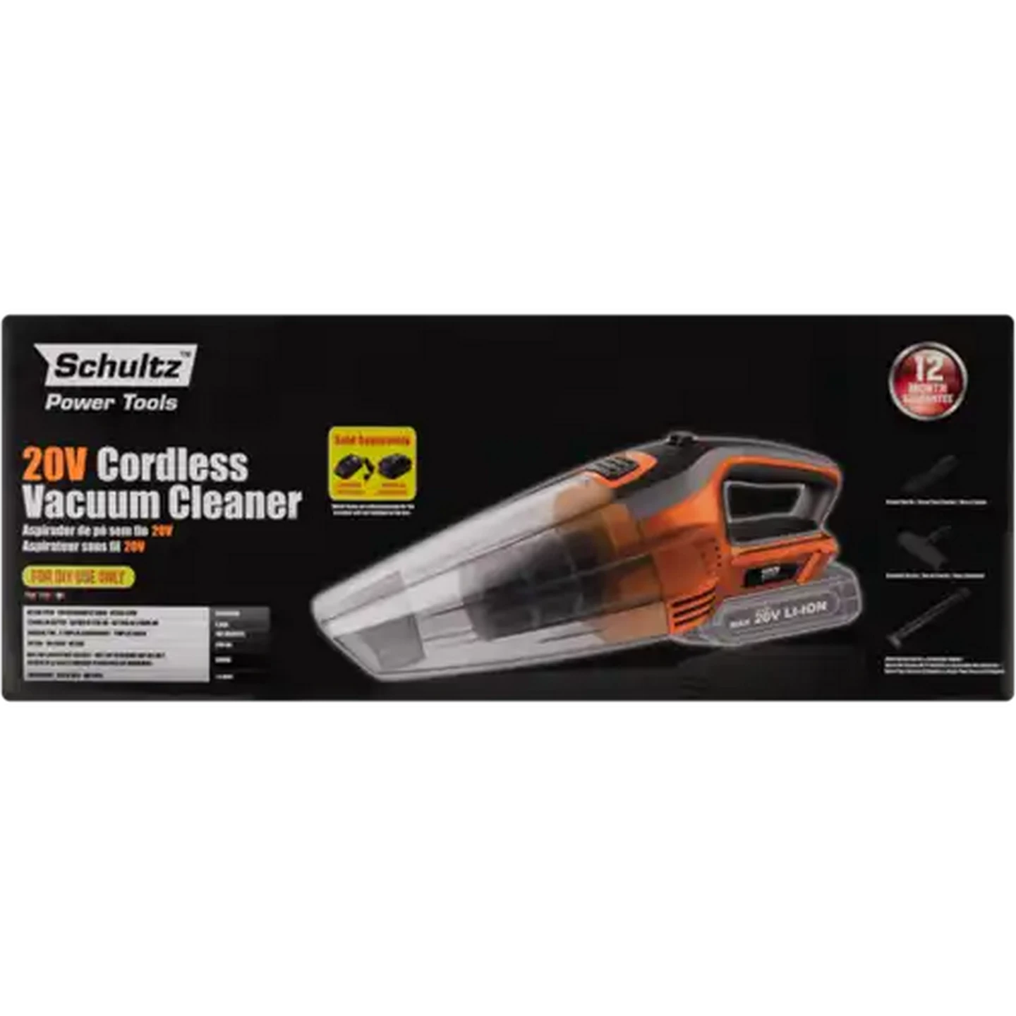 Checkers Sixty60 | Schultz Power Tools Cordless Vacuum Cleaner 20V